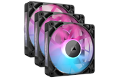 Wentylator obudowy - Corsair iCUE LINK RX120 RGB 3-pack - Wentylator obudowy - 120mm - Czarny ze światłem RGB - 36 dBA - CO-9051018-WW