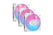 Wentylator obudowy - Corsair iCUE LINK RX120 RGB 3-pack - Wentylator obudowy - 120mm - Biały z oświetleniem RGB - 36 dBA - CO-9051022-WW