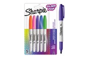 Przybory do pisania i rysowania - Sharpie Permanent Marker Fine Glam Pop 5-Blister - 2201774