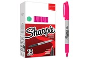 Przybory do pisania i rysowania - Sharpie Permanent Marker Fine Magenta 12-Tuck - 2194216