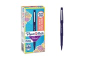 Przybory do pisania i rysowania - Paper Mate Flair felt tip pen M Navy Blue 12-Tuck - 2045254