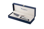 Przybory do pisania i rysowania - Waterman Expert Deluxe Metallic Stone Grey Rollerball F Black ink - 2187690