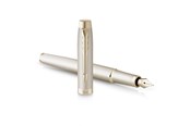 Przybory do pisania i rysowania - Parker IM Monochrome Champagne Fountain pen F Blue ink - 2172953