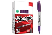 Przybory do pisania i rysowania - Sharpie Permanent Marker Fine Purple 12-Tuck - 2025034