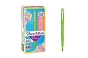 Przybory do pisania i rysowania - Paper Mate Flair felt tip pen M Light Green 12-Tuck - S0971650