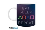 Drobiazgi - ABYstyle - PLAYSTATION Eat Sleep Repeat - Kubek - MG1064