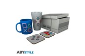 Drobiazgi - ABYstyle - PLAYSTATION Gift Set Glass + Mug + 2 Coasters Classic 2019 - Zestaw prezentowy - GFB0075
