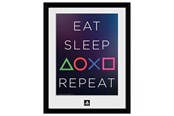 Drobiazgi - ABYstyle - PLAYSTATION Eat Sleep Repeat - Obraz - PFC3234
