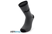 Drobiazgi - ABYstyle - DC COMICS Black & Grey Batman - Skarpety - ABYSOC019