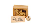 Zabawki drewniane - Goki Dice Set Wood - HS239