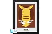 Drobiazgi - ABYstyle - POKEMON Framed print Pikachu Silhouette 25" - Obraz - PFC3698
