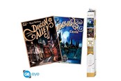 Drobiazgi - ABYstyle - HARRY POTTER Set 2 Chibi Posters Retro Hogwarts & Diagon Alley - Plakat - ABYDCO732