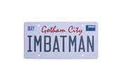 Drobiazgi - FaNaTtik - DC Batman Number Plate Tin Sign - THG-DC58