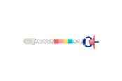 Lalka, mis i akcesoria - Heless Doll pacifier with pacifier chain - 10308