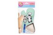 Lalka, mis i akcesoria - Heless Baking set with accessories Penguin - 232