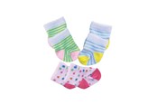 Lalki i akcesoria - Heless Doll Socks 3 Pairs 35-45 cm - 879
