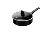 Patelnia - Tefal Renew ON Black Sautepan 24 cm w. lid - C4353232