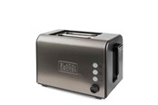 Toster - Black & Decker Toster Toaster 2-Slice Brushed Steel - ES9600060B