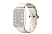 Smartwatch - akcesoria - Xiaomi Smart Band 9 Pro/8 Pro Leather Quick Release Strap - Cream White - BHR8015GL