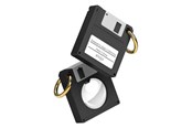 Telefon - Inne akcesoria - Elago Floppy Disc Case for AirTag Black - EAT-DISK-BK