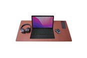 Akcesoria dla myszy i klawiatury - Desire2 Prestige Pad Desk Mat 400x900mm Brown - D2DMBN