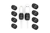 Zarządzanie kablami - Desire2 Deskmate Cable Nuggets Black 10-pack - D2CNUG10BK