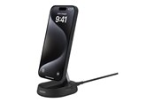 Telefon - Adapter i Ladowarka - Belkin BoostCharge Pro wireless charging stand - magnetic - + AC power adapter - 15 Watt - WIA008VFBK
