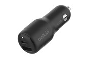 Telefon - Adapter i Ładowarka - Belkin BoostCharge car power adapter - USB 24 pin USB-C - 42 Watt - CCB005BTBK