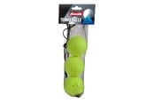 Piłka nożna i gry z piłką - Toi-Toys Adrenix Tennis Balls with Resealable Net 3 pcs. - 42487A