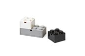 Pokój dzieciecy - LEGO DESK DRAWER SET - BLACK GREY & WHITE - 43250801