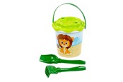 Zabawki na zewnatrz - Cavallino Toys Cavallino Safari XL Bucket Set Green 4ldg. - 9309SF01