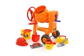 Zabawki na zewnatrz - Cavallino Toys Cavallino Concrete Mixer with Accessories 9 pcs. - 1358CN