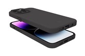 Telefon - Pokrowiec i etui - CELLY Cromo Soft rubber case iPhone 15 Pro Max - Black - CROMO1056BK