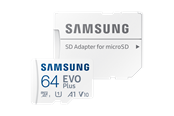 Karta pamieci - Samsung EVO Plus microSD/SD - 160MB/s - 64GB - MB-MC64SA/EU