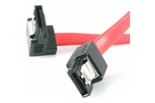 Kabel SATA & ATA - StarTech.com 18in Latching SATA to Right Angle SATA Serial ATA Cable - SATA cable - 46 cm - LSATA18RA1