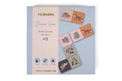 Zabawki dla niemowlat - Filibabba Domino game - Nordic animals - FI-02175