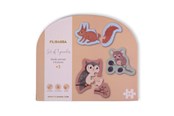 Zabawki dla niemowlat - Filibabba Set of 7 puzzles - Nordic animals - FI-02178