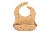 Akcesoria dla niemowląt - Filibabba Silicone bib with print - Chestnuts - FI-02247