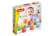 Zabawki dla niemowlat - Quercetti Momy Soft - 12 soft building blocks - QU-4141