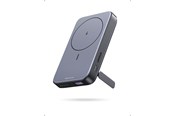 Powerbank - UGREEN Foldable Kickstand Magnetic Battery Powerbank - Szary - 10000 mAh - 15086