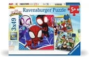 Puzzle - Ravensburger Spidey's Adventures 3x49p - 10105730