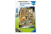 Puzzle - Ravensburger Animals On The Shelf 100p - 12000862