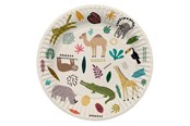 Zabawki - Folat BV Plates Zoo Party 8pcs. - 61929