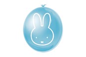 Zabawki - Haza Witbaard Balloons Miffy Blue 6 pcs. - 436383