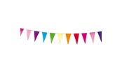 Dekoracje - Haza Witbaard Bunting multicolor (10m) - 405590