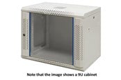Obudowa komputerowa - Deltaco 19? wall cabinet 6U 600 × 450 glass door white - Obudowa komputerowa - Wall mount - Biały - WS64066000