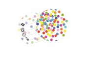 Zabawki - Haza Witbaard Invitations Confetti 6 pcs. - 437125
