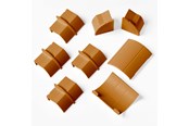 Zarzadzanie kablami - D-LINE Adapter Kit 22x22mm 8 Pieces Oak Coloured - FLCOCPECAP22QSP