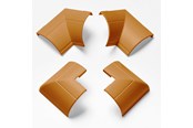 Zarzadzanie kablami - D-LINE Adapter Kit 22x22mm Oak finish - FLIBEBAP22QSP