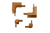 Zarzadzanie kablami - D-LINE Adapter Kit 16x8mm Oak finish - IBEBAP1608O